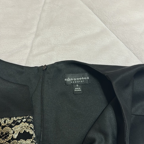 Black and gold dress - Picture 3 of 3